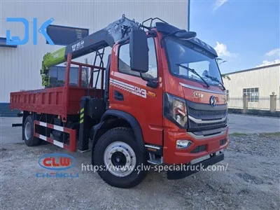 Dongfeng Huashen DV3 10-tones de 5 seccions Boom Truck
